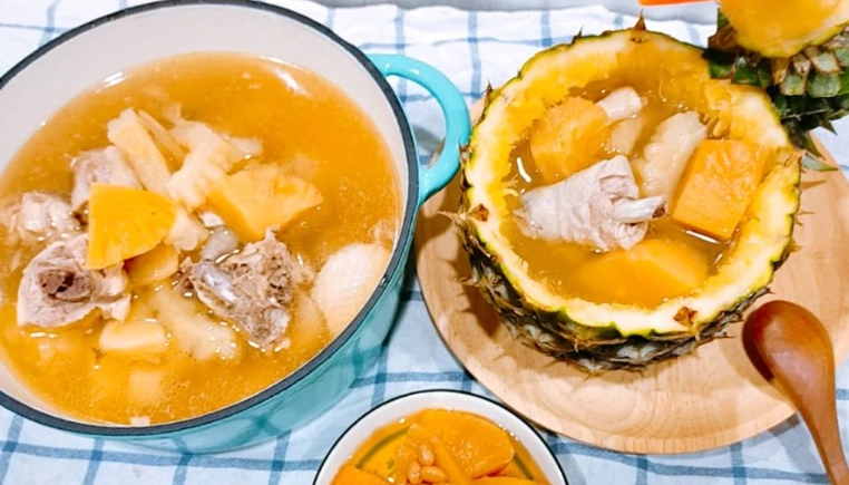 蔭鳳梨苦瓜湯 做法