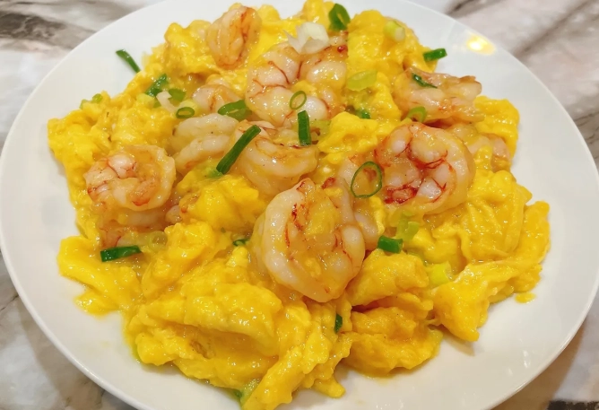 滑蛋蝦仁做法