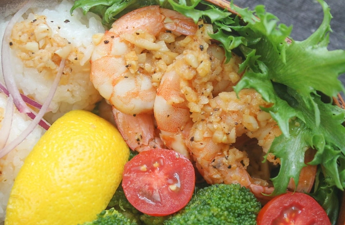 奶油蒜蝦飯做法