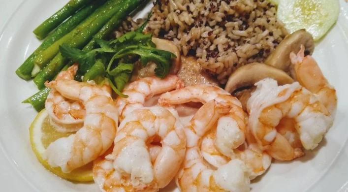 檸檬蒜蝦飯 做法