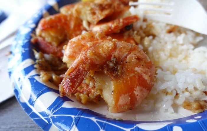 夏威夷蒜蝦飯 食譜