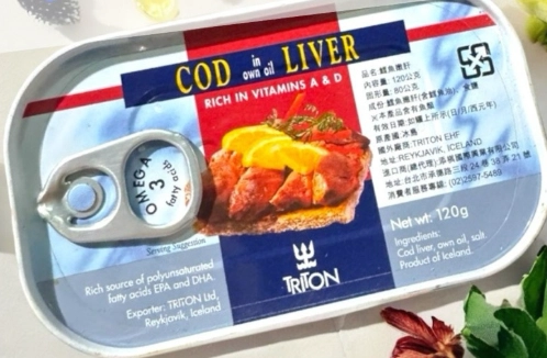 鱈魚肝罐頭 油