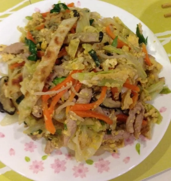 高麗菜炒餅食譜