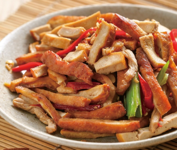 家常豆干炒肉絲 家常豆干炒肉絲