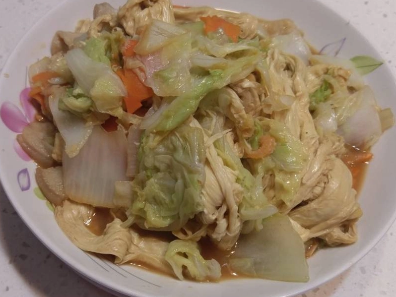 蝦皮炒高麗菜 蝦皮炒高麗菜