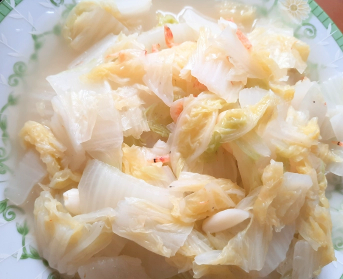 蝦皮炒高麗菜 蝦皮炒高麗菜