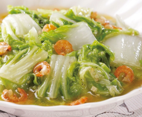 大白菜炒蝦米