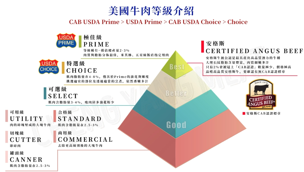 美國牛肉等級 美國牛肉等級