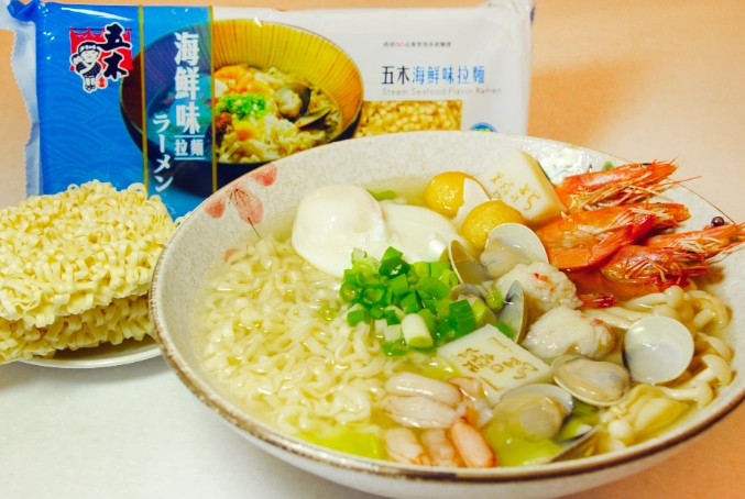 海鮮泡麵煮法