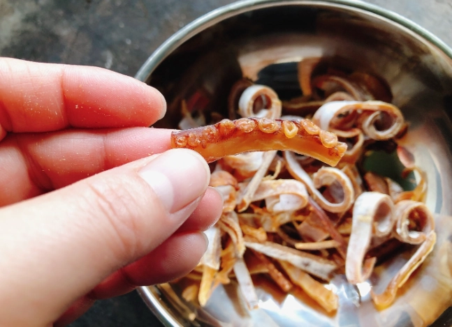乾魷魚處理技巧