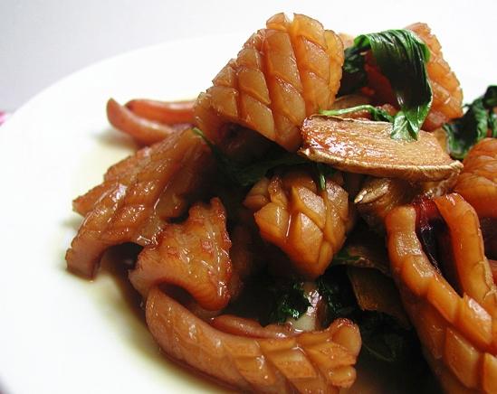 發泡魷魚料理 發泡魷魚料理