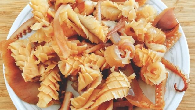 發泡魷魚料理 發泡魷魚料理