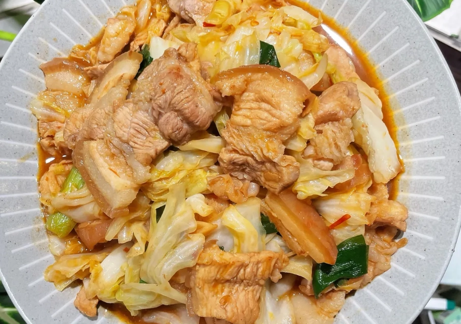 高麗菜乾滷肉做法